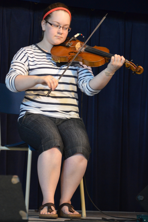 Mckayla MacNeil on fiddle