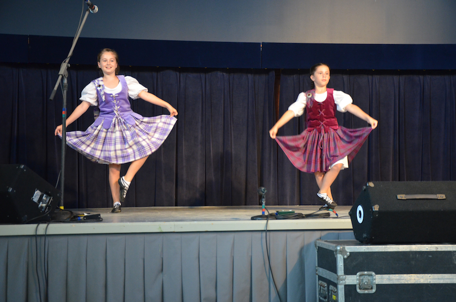Bradie Lyn MacKay and Anna Ritter Highland dancing