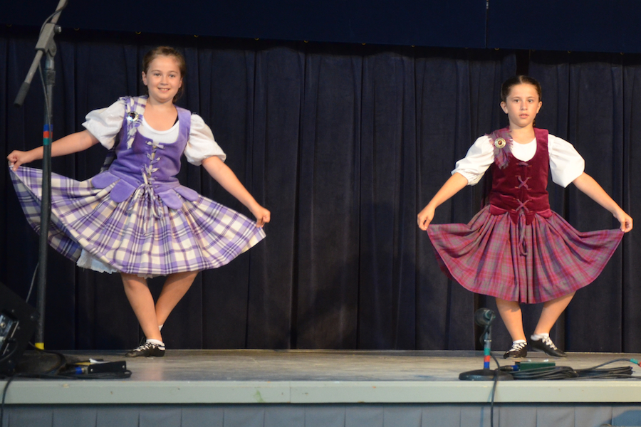 Bradie Lyn MacKay and Anna Ritter Highland dancing