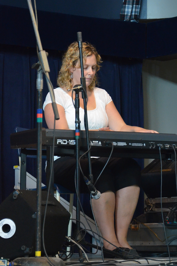 Leanne Aucoin on keyboards
