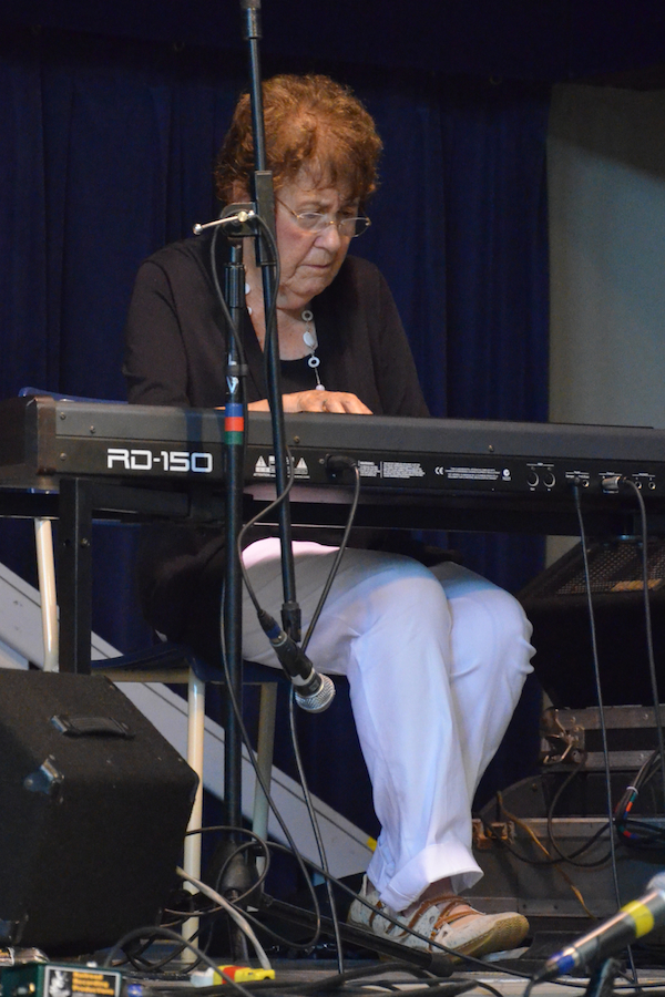 Janet Cameron on keyboards