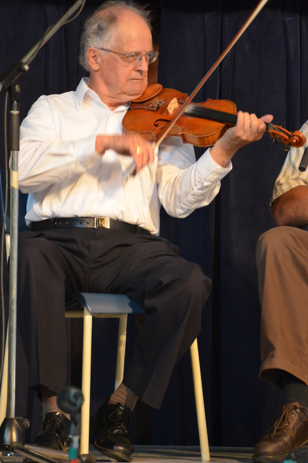 Father Francis Cameron on fiddle