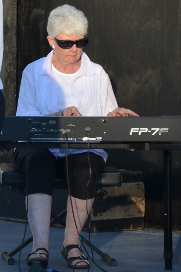 Catherine Olive DeFreitas on keyboard