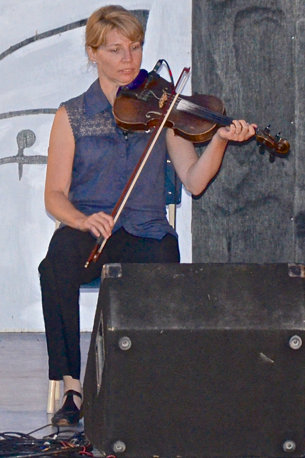 Melody Cameron on fiddle