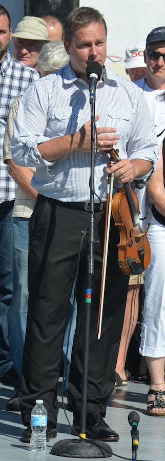 Rodney MacDonald, Gaelic College CEO, speaking