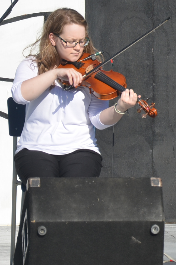 Mckayla MacNeil on fiddle
