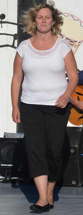 Leanne Aucoin step-dancing