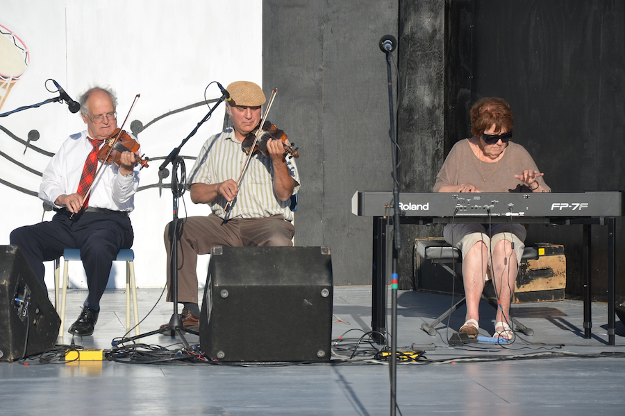 The Boisdale Trio (Father Francis Cameron and Paul Wukitsch on fiddles accompanied by Janet Cameron on keyboard)