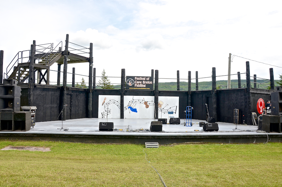 The Gala Concert Stage before the concert