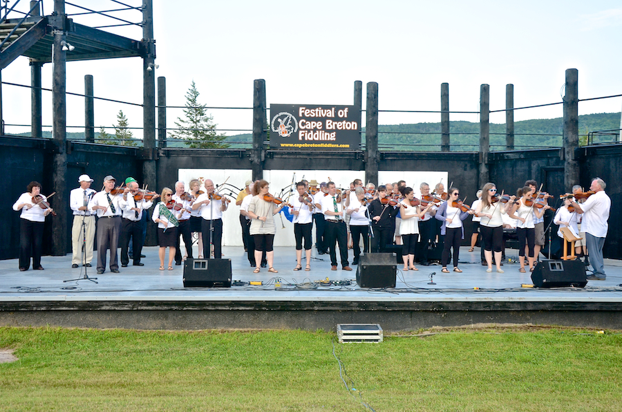 Cape Breton Fiddlers’ Association Fourth Group Number, directed by Eddie Rogers and accompanied by Danny Rogers on keyboard