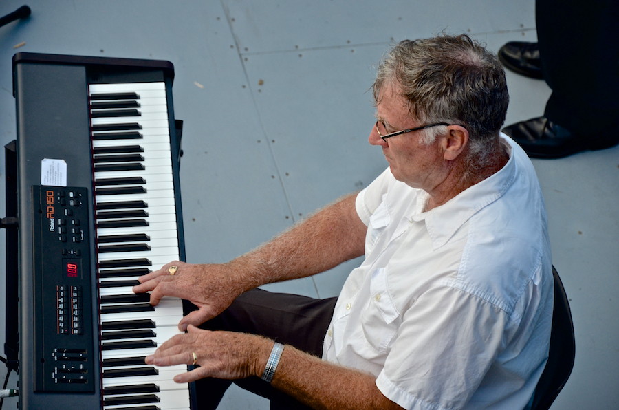 Danny Rogers on keyboard