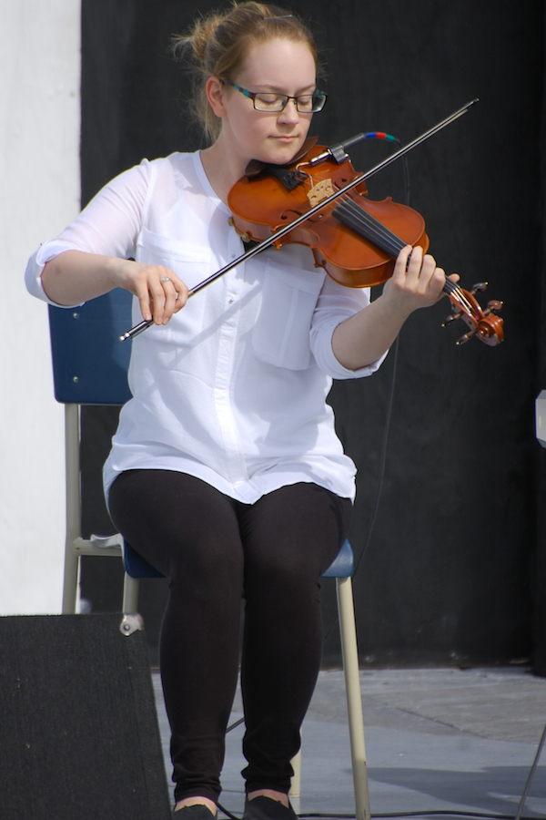 Mckayla MacNeil on fiddle