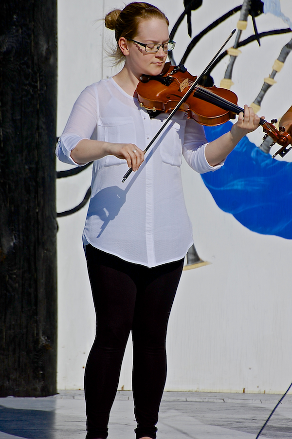 Mckayla MacNeil on fiddle