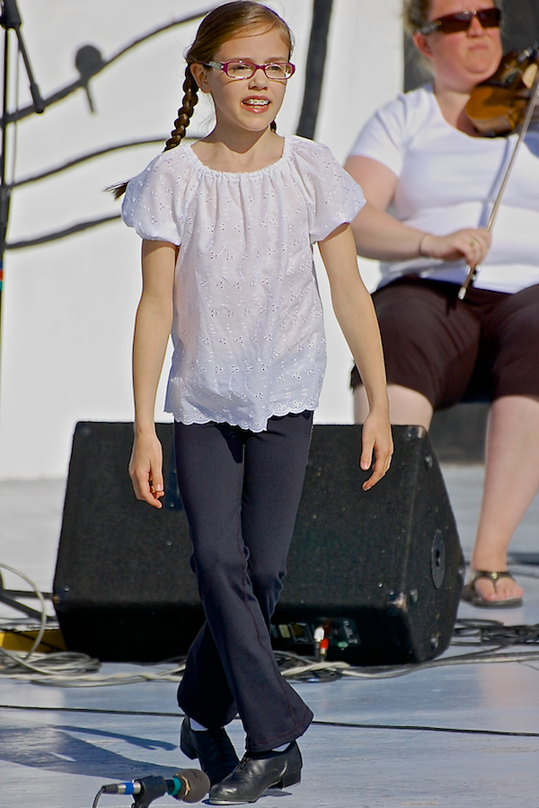 Drea Shepherd step-dancing