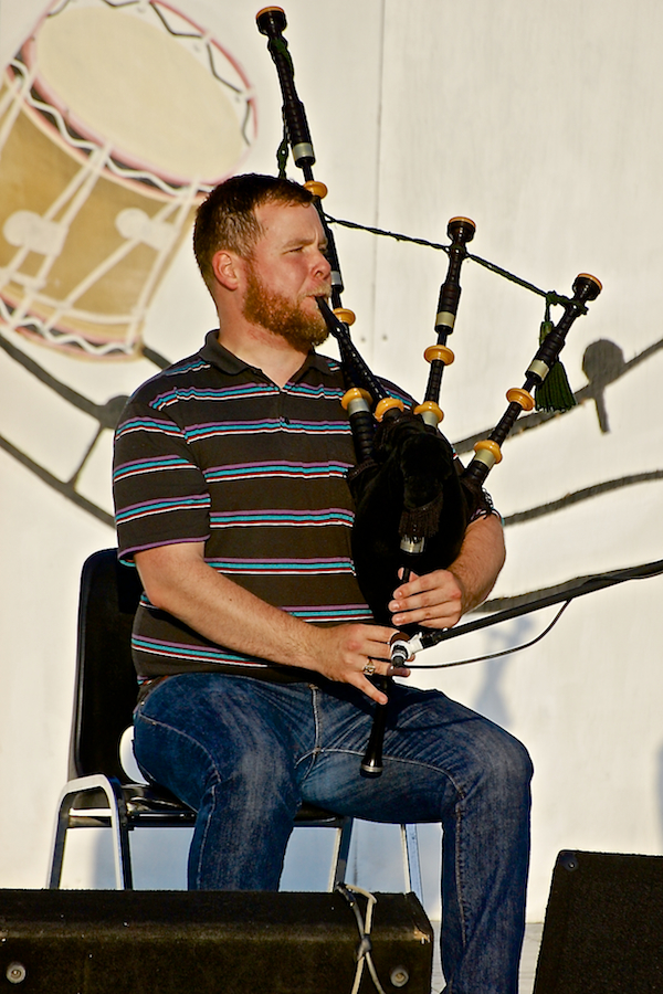 Keith MacDonald on Highland bagpipes
