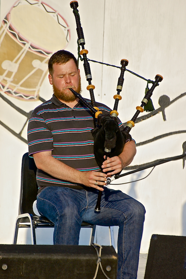 Keith MacDonald on Highland bagpipes