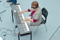 Janet Cameron on keyboards