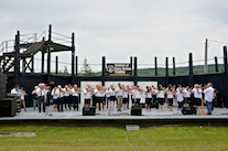 Cape Breton Fiddlers’ Association First Group Number, directed by Eddie Rogers and accompanied by Janet Cameron on keyboard