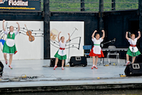 Irish Jig danced to recorded music by dancers from the MacArthur School of Dance