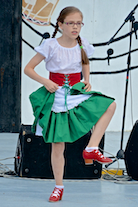 Drea Shepherd dancing an Irish Jig