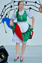Nicole Jamieson dancing an Irish Jig