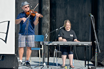 Kyle MacNeil on fiddle accompanied by Susan MacLean on keyboard
