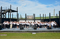 Cape Breton Fiddlers’ Association Third Group Number, directed by Eddie Rogers and accompanied by Lawrence Cameron on keyboard