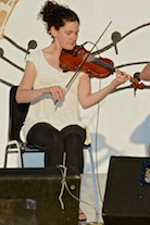 Lisa (Gallant) MacNeil on fiddle