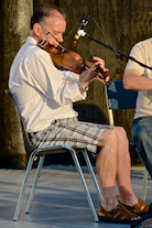 Larry Parks on fiddle