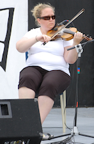 Dara MacDonald on fiddle