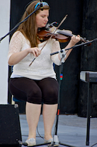 Kayla Marchand on fiddle
