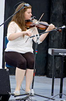 Kayla Marchand on fiddle