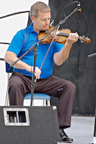Rodney MacDonald on fiddle