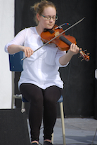 Mckayla MacNeil on fiddle