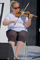 Dara MacDonald on fiddle
