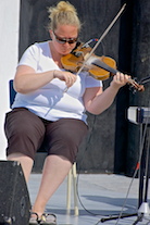Dara MacDonald on fiddle