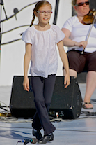 Drea Shepherd step-dancing