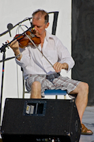 Larry Parks on fiddle