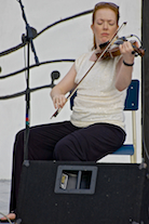 Dawn Beaton on fiddle