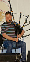Keith MacDonald on Highland bagpipes