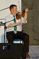 Kyle MacDonald on fiddle