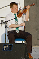 Kyle MacDonald on fiddle