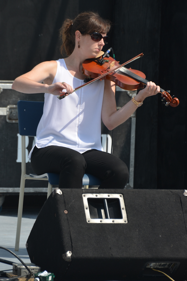 Stephanie MacDonald on fiddle