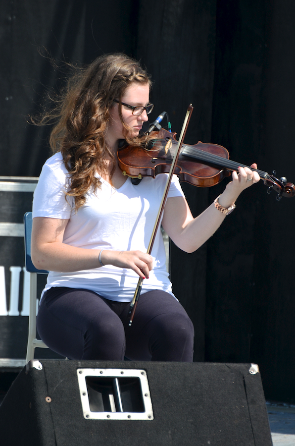 Kayla Marchand on fiddle