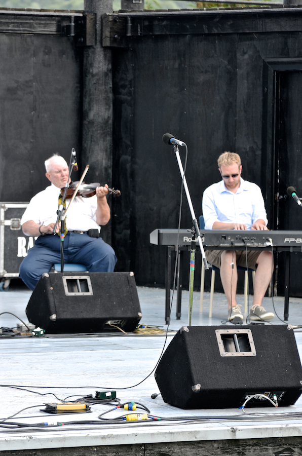 Donaldson MacLeod on fiddle accompanied by Adam Young on keyboard