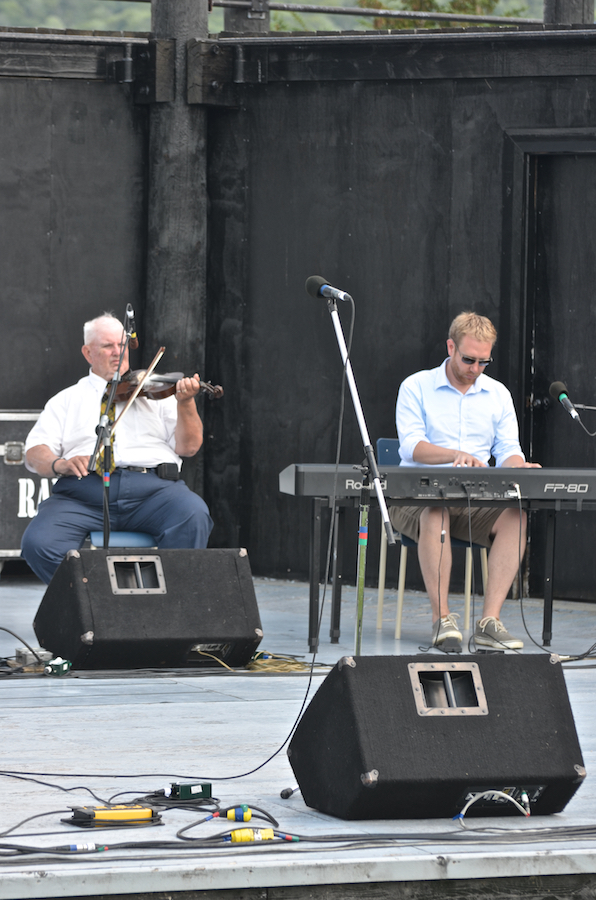 Donaldson MacLeod on fiddle accompanied by Adam Young on keyboard
