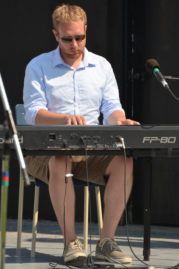 Adam Young on keyboard