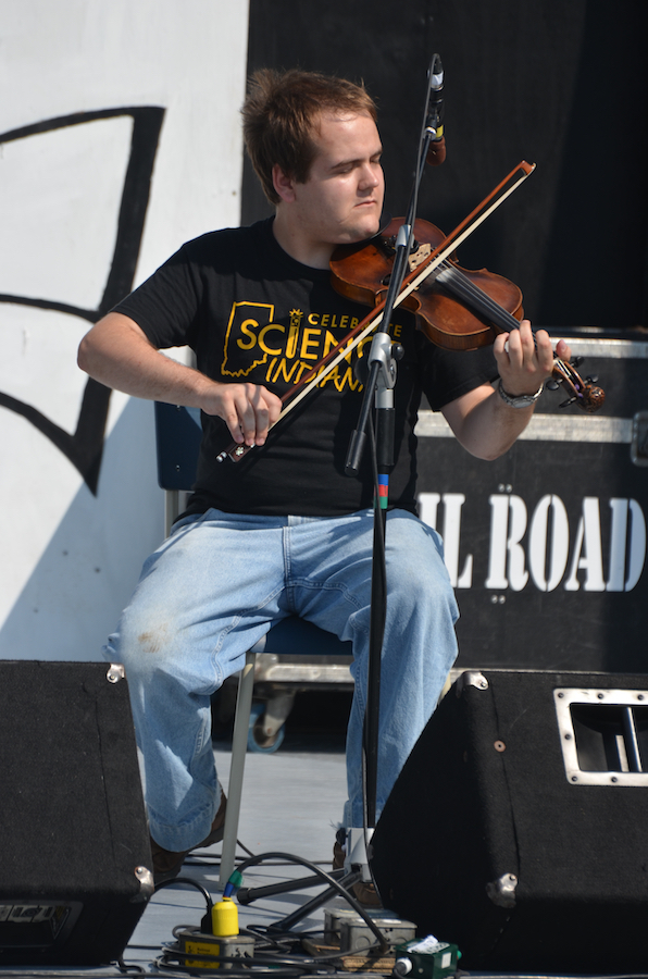 Donald Jones on fiddle