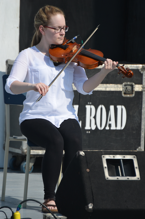 Mckayla MacNeil on fiddle