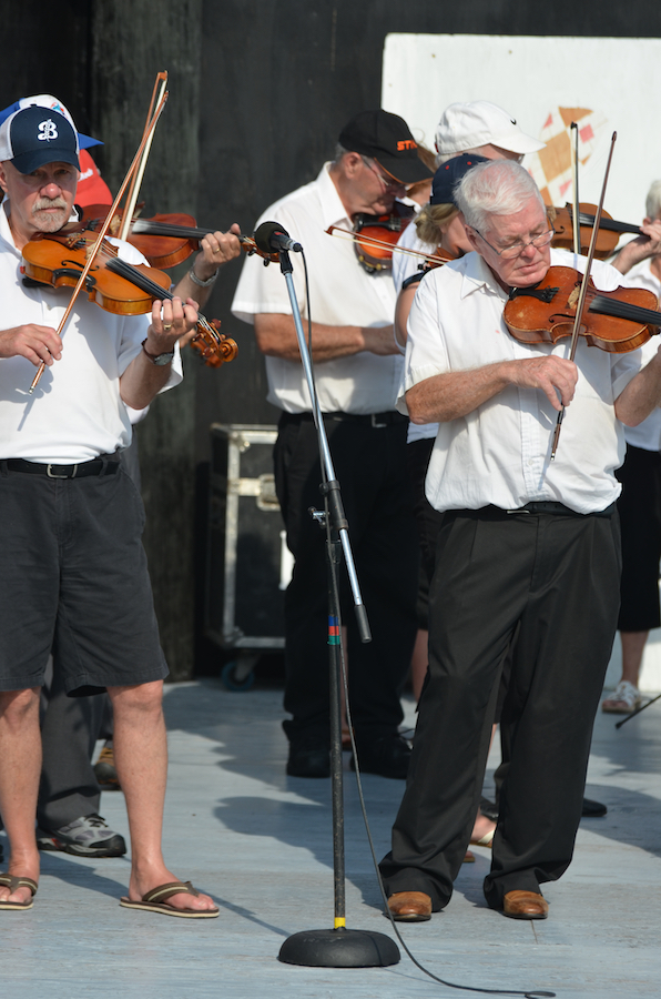 The Cape Breton Fiddlers’ Association plays a set in tribute